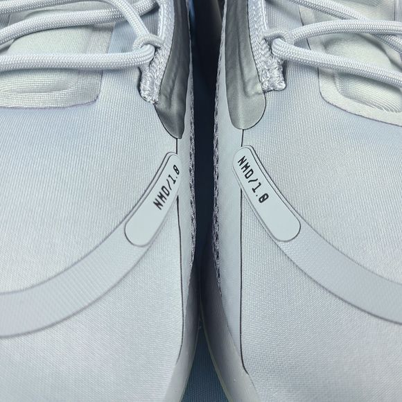 Adidas Running Shoes Mens Size 8.5 NMD R1 Spectoo NASA Halo Silver Orange FZ3200 - Picture 8 of 16